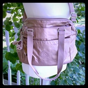 Rose gold Kipling bag